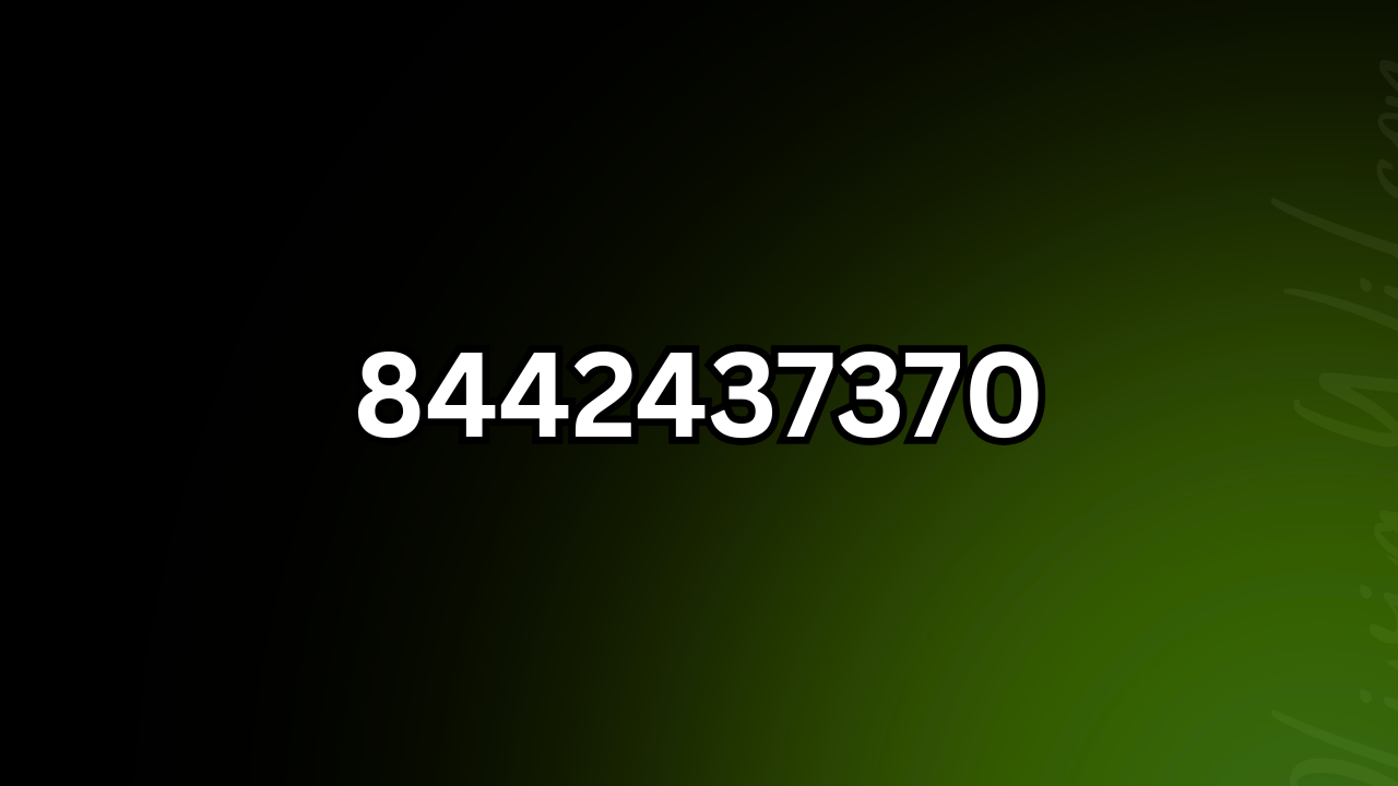 8442437370 – Meaning, Origin, and Why This Number Is Trending Online